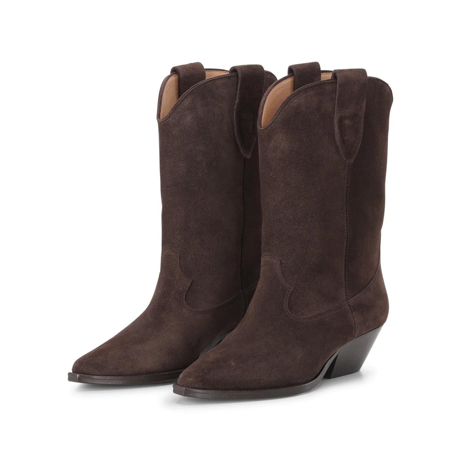 Isabel Marant Low-Top Sneakers - Cowboy Stiefel Duerto in bruin