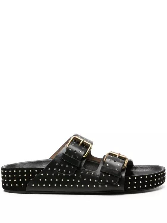 Isabel Marant Sandalen - Studded Leather Sandals in zwart