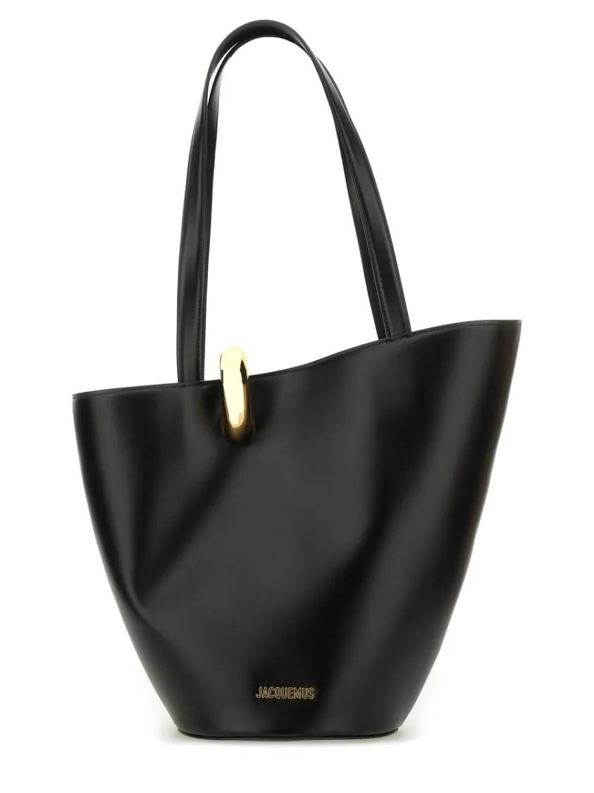 Jacquemus Shoppers & Totes - "Le Bambola" Bag in zwart