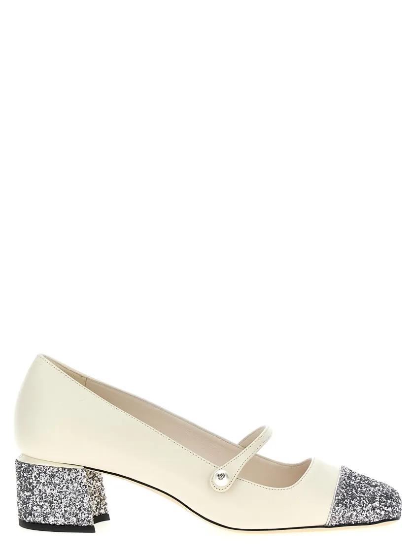 Jimmy Choo Hoge hakken - 'Elisa' Pumps in wit