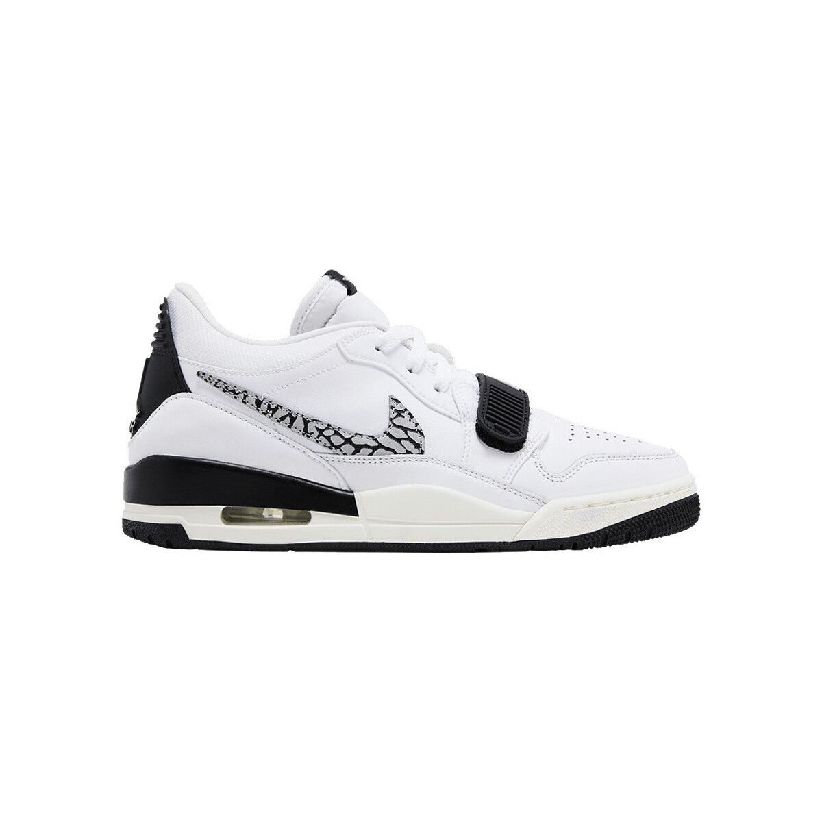 Lage Sneakers Nike Jordan Legacy 312 Low White Black Elephant Swoosh