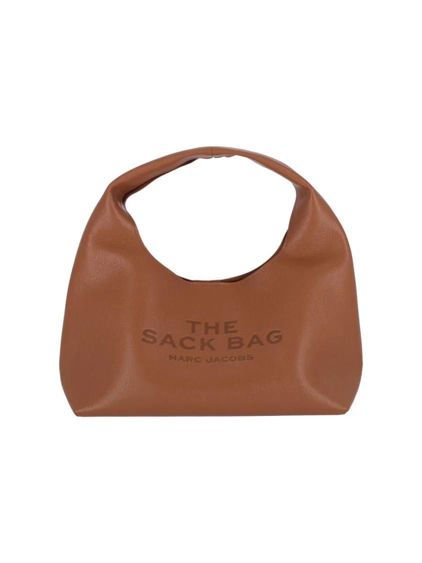 Marc Jacobs Crossbody bags - Textured Brown Bag With Rounded Silhouette in bruin