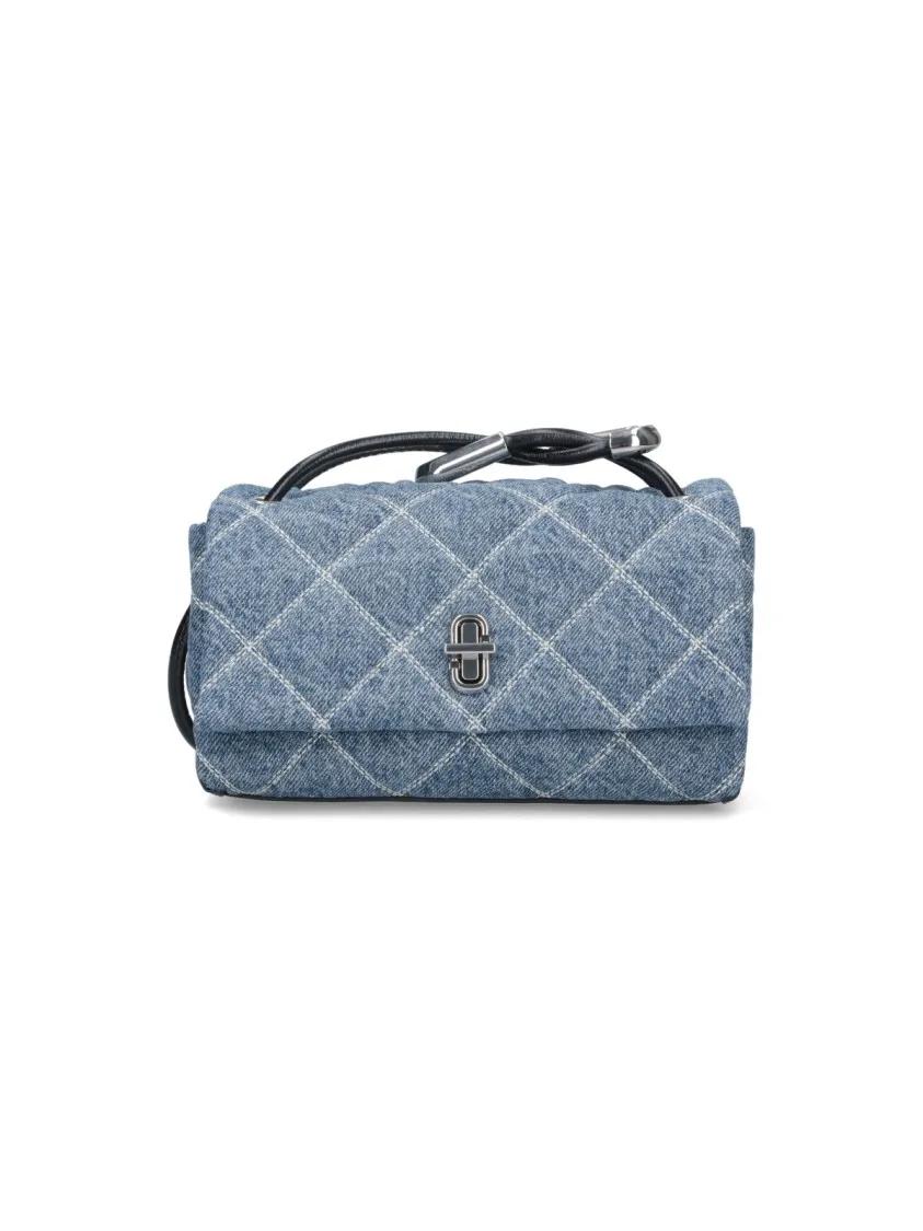 Marc Jacobs Hobo bags - The Quilted Dual Chain Mini Shoulder Bag Denim in blauw