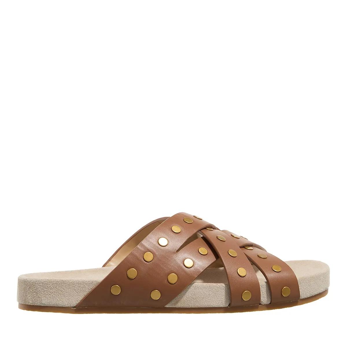 Michael Kors Sandalen - Irene Flat Sandal in bruin