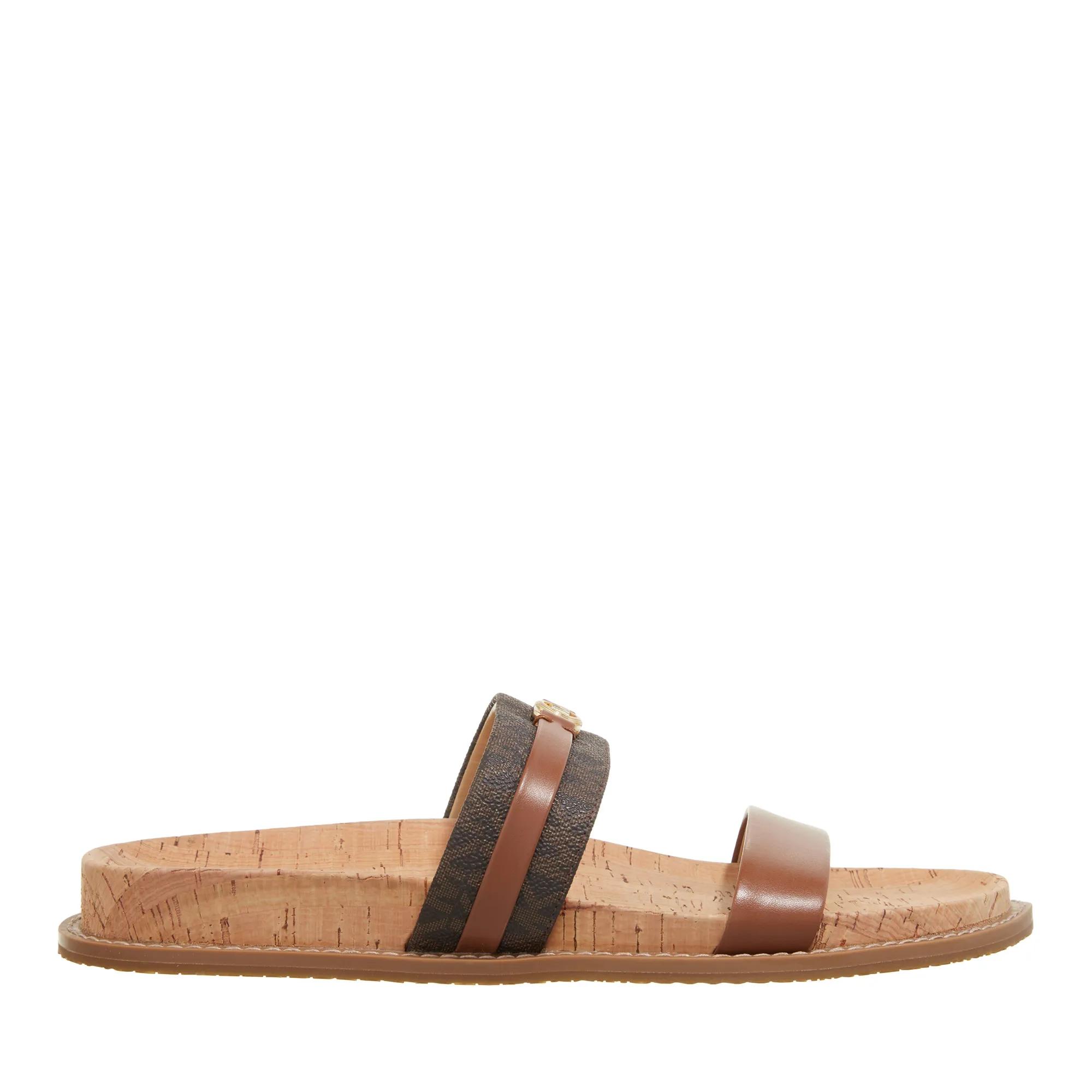 Michael Kors Sandalen - Mandy Flat Sandal in bruin