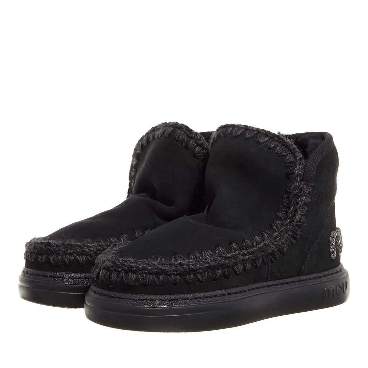 Mou Boots - Eskimo Sneakers With Glitter in zwart