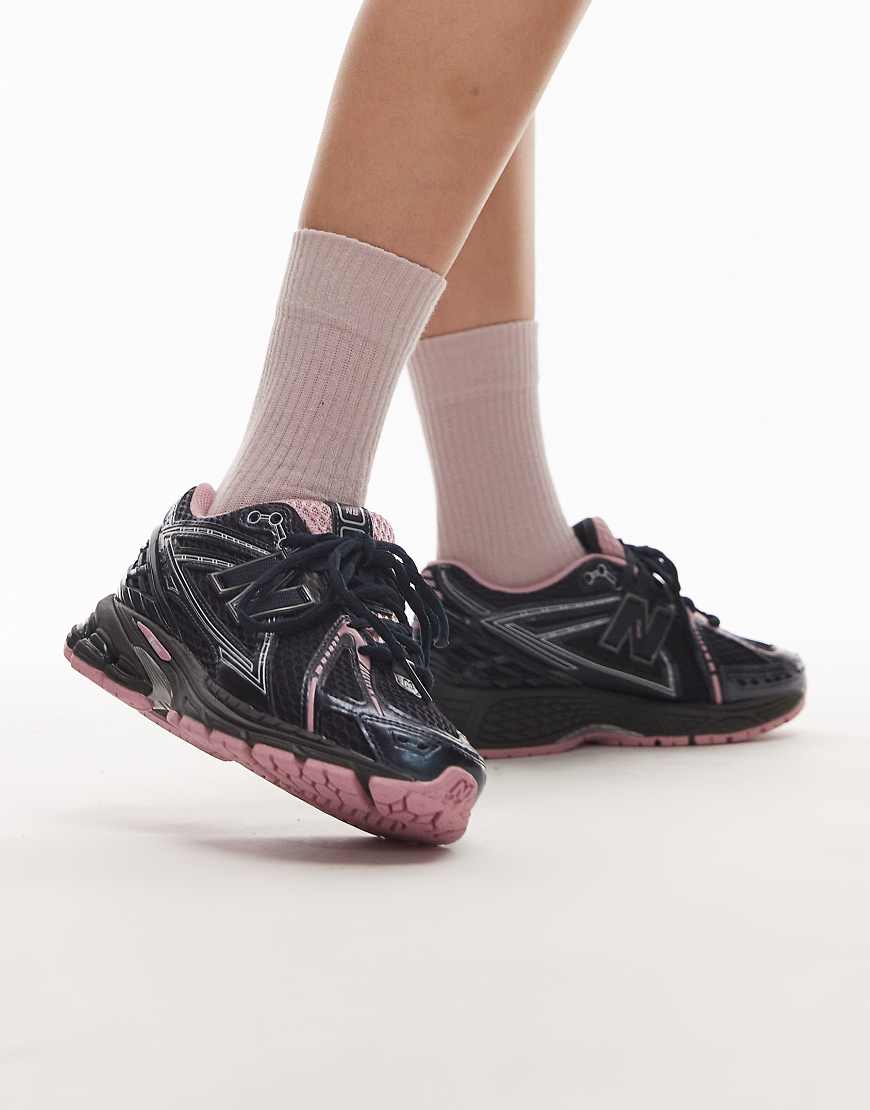 New Balance - 1906r - Sneaker in Schwarz und Rosa-Marineblau