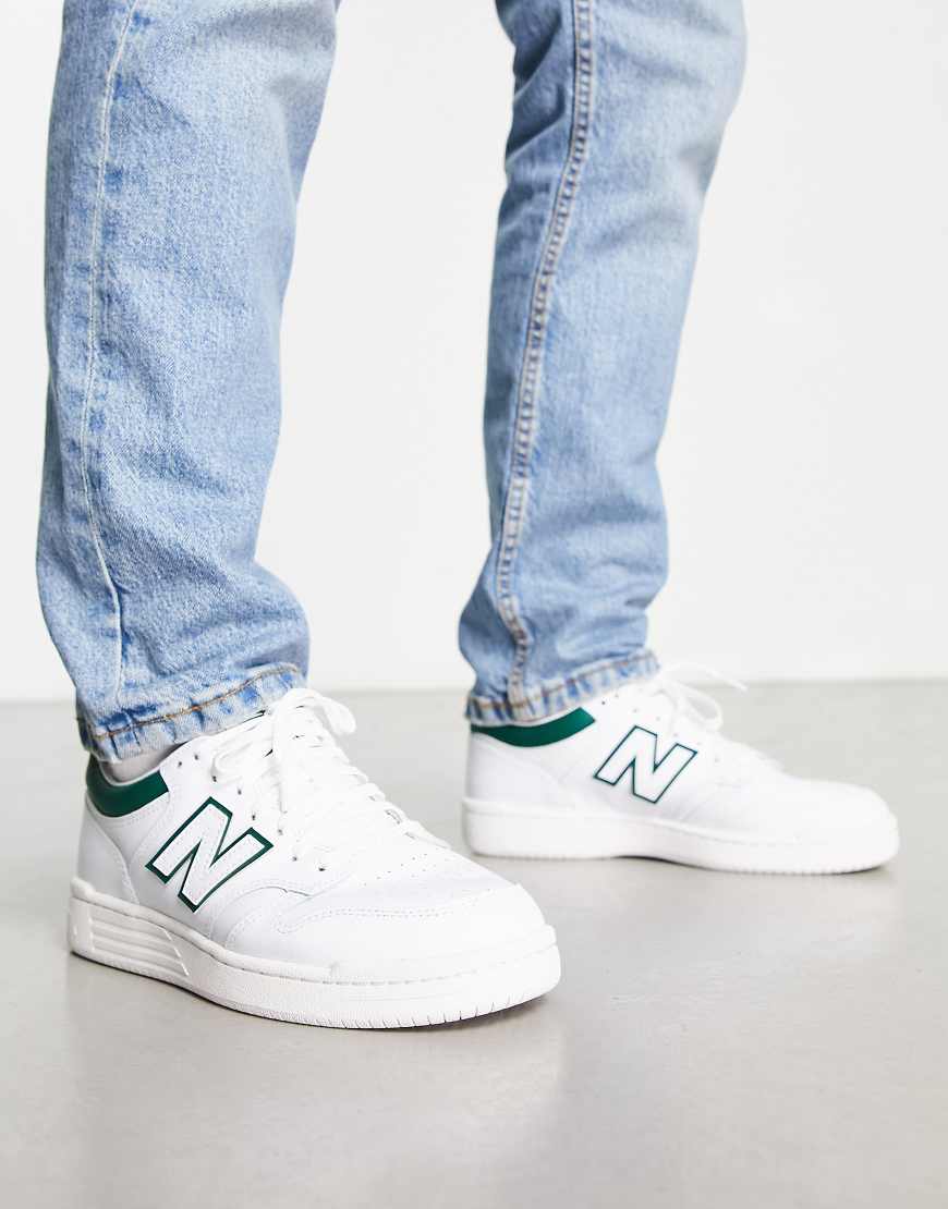 New Balance - 480 - Sneaker in Weiß und Grün