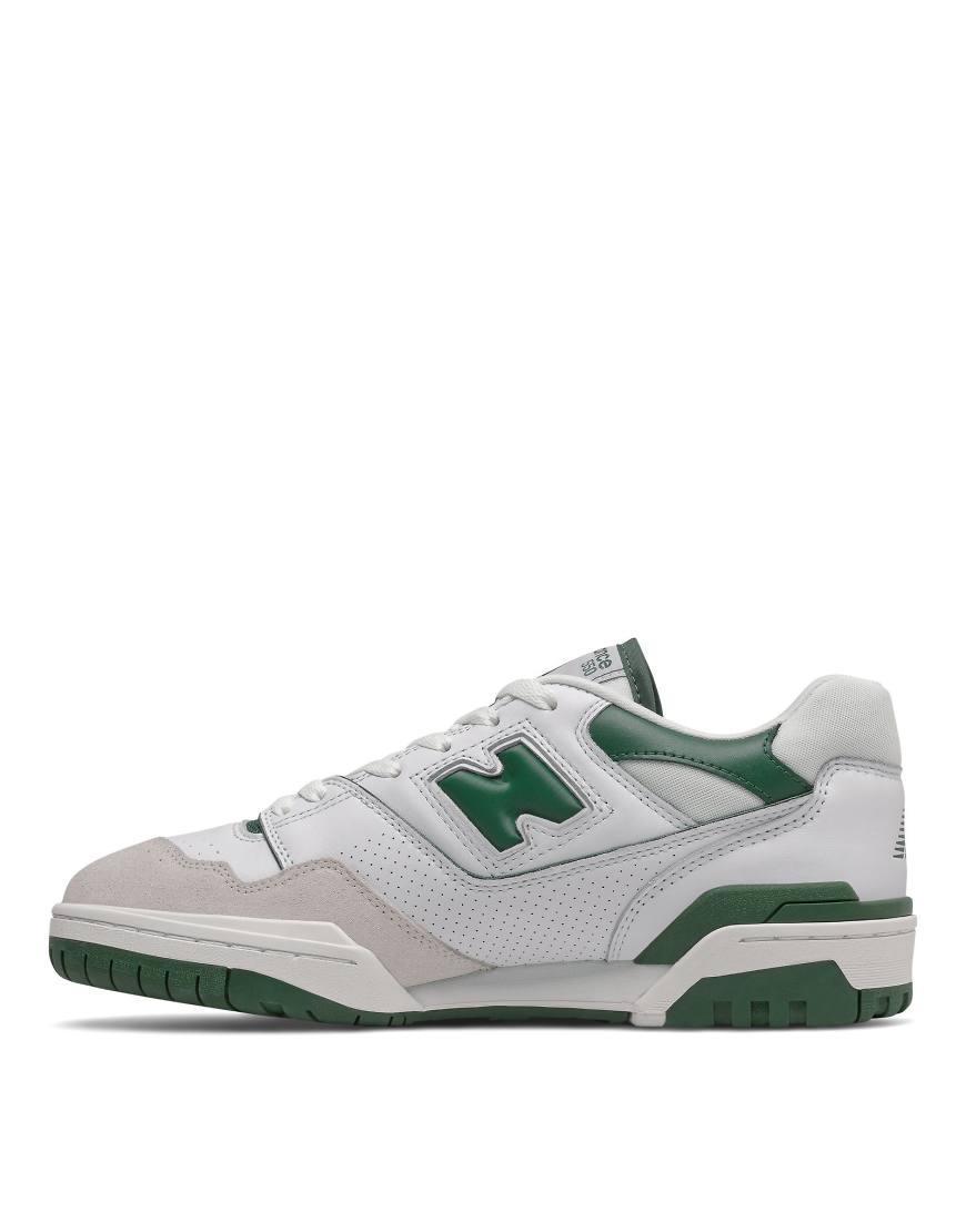 New Balance - 550 - Sneaker in Weiß und Grün