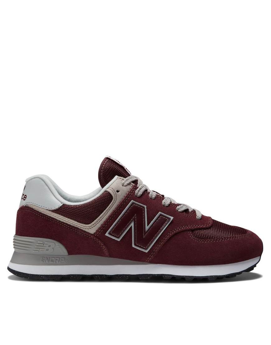 New Balance - 574 - Sneaker in Burgunder-Rot