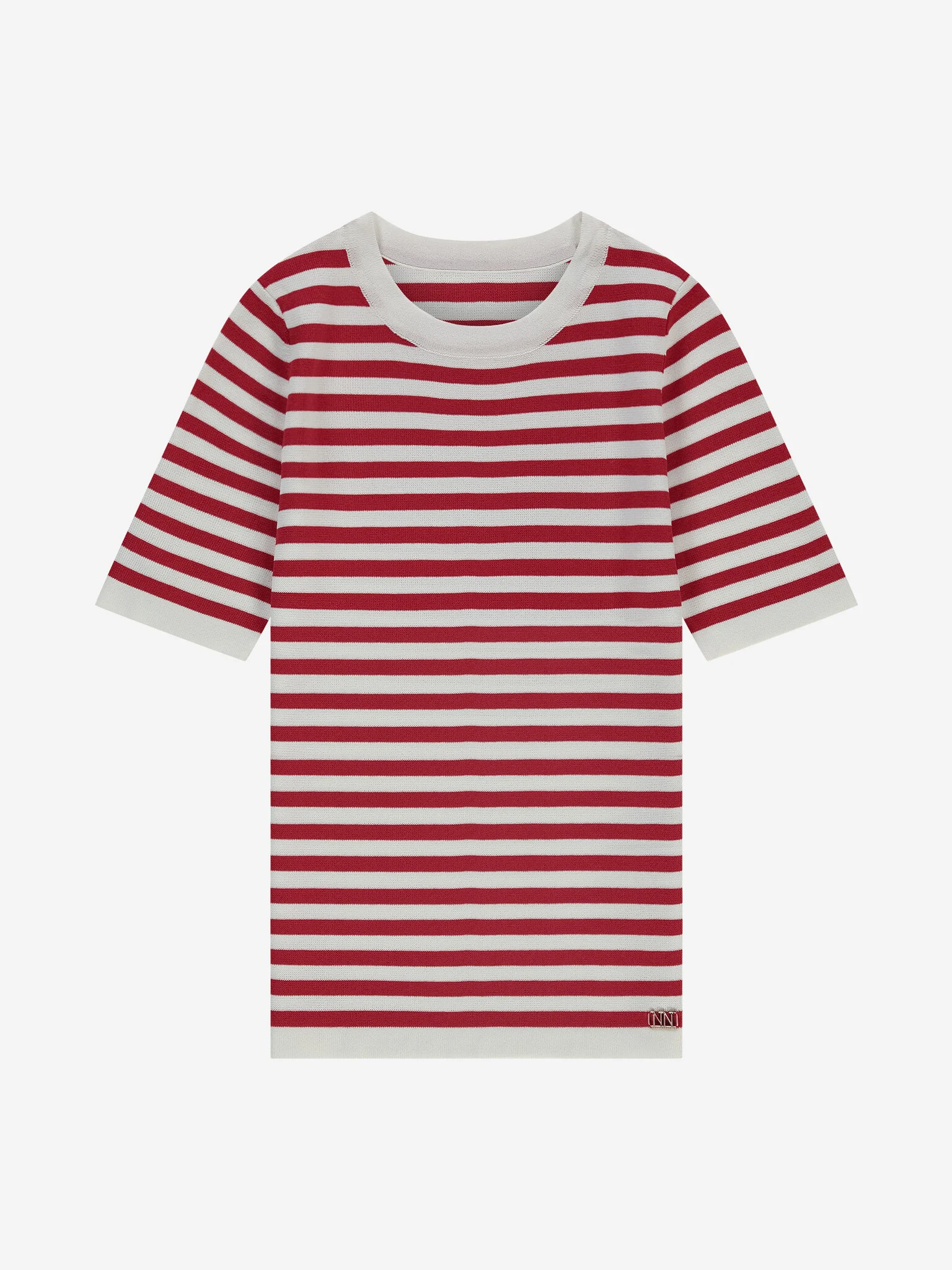 Nik & Nik Zomer trui s/s gestreept meisjes / off wit jolie