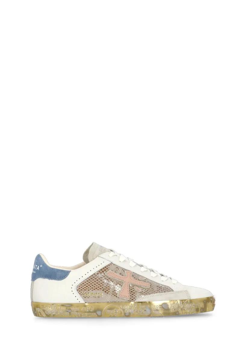 PRMT Low-Top Sneakers - White Premiata Sneakers in meerkleurig