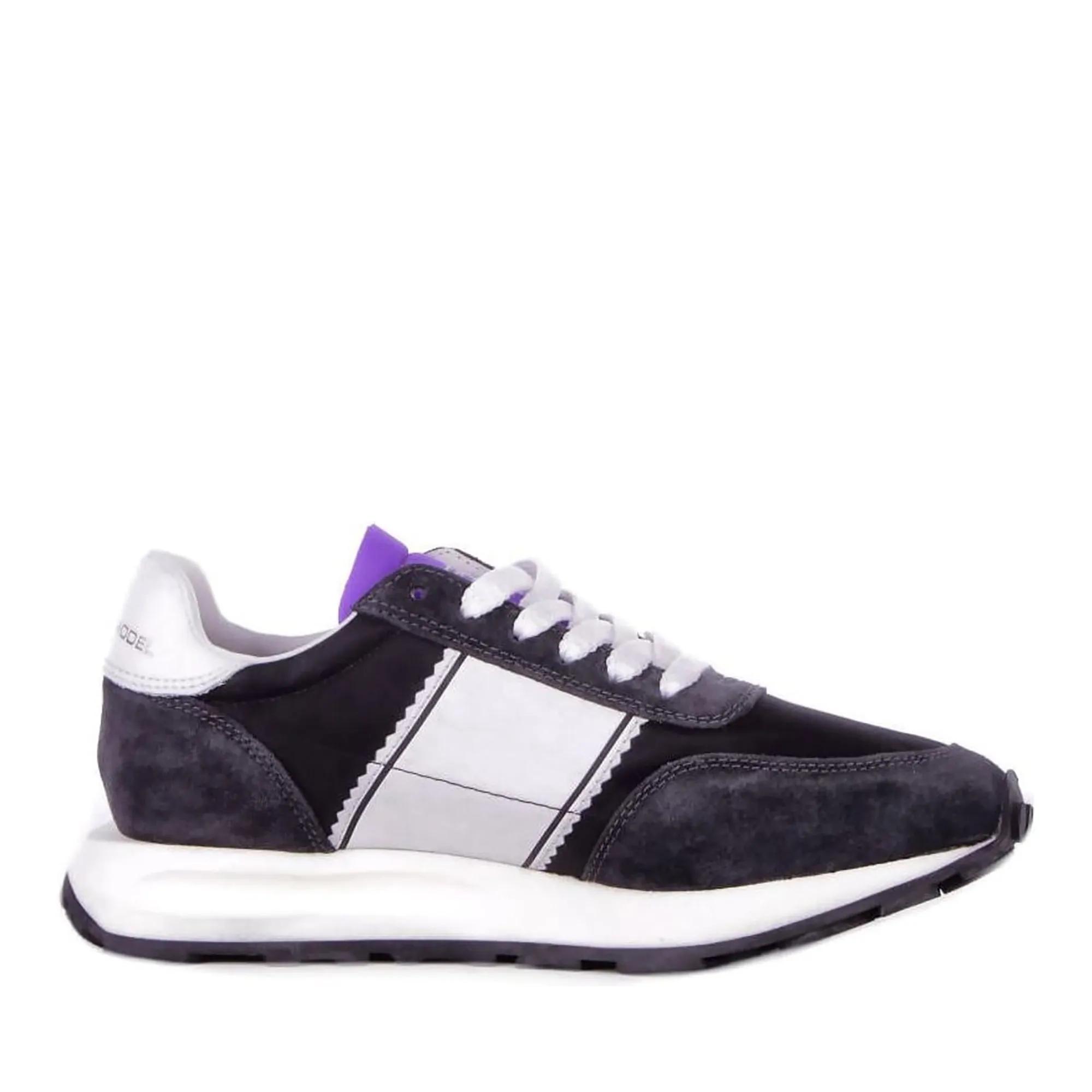 Philippe Model Low-Top Sneakers - Sneakers Nero Viola in zwart