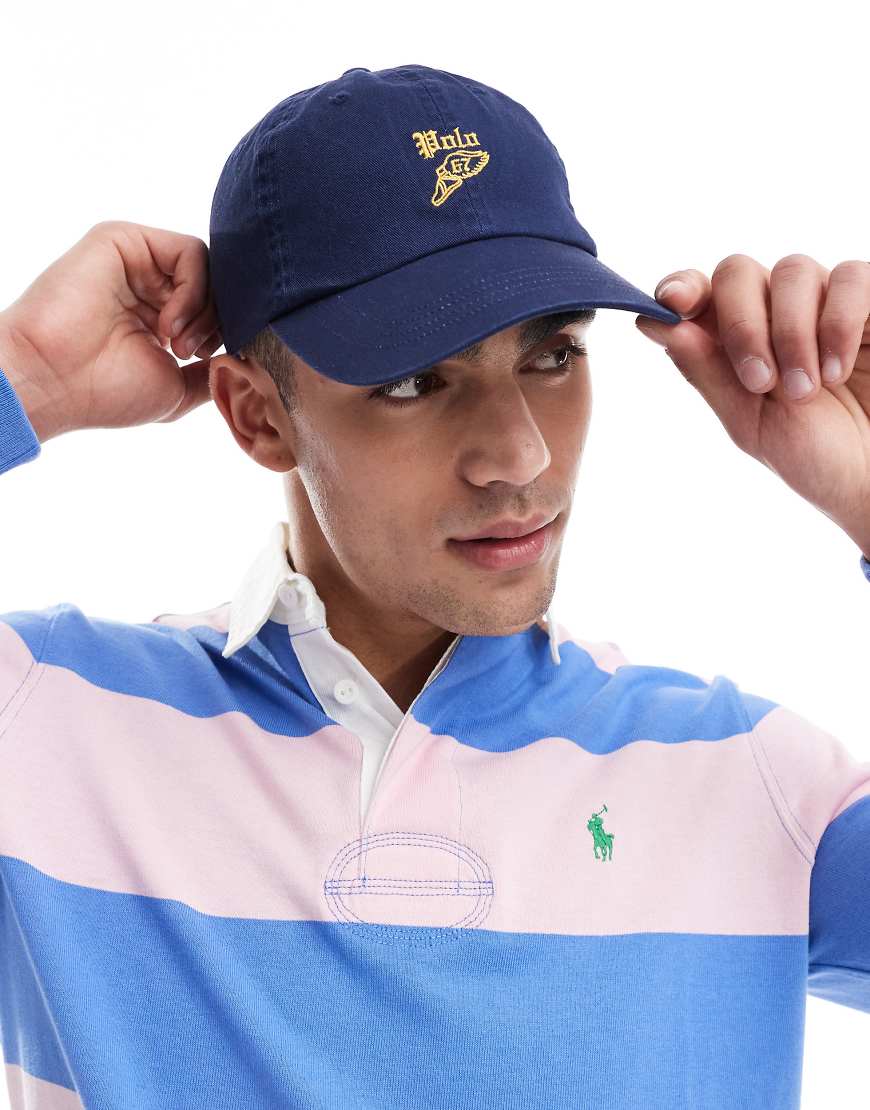 Polo Ralph Lauren - Baseball-Kappe aus Twill in Marineblau mit Polospieler-Logo