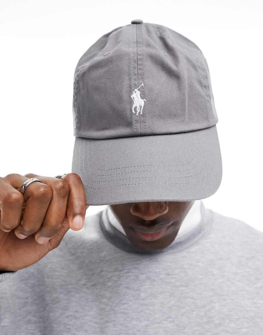 Polo Ralph Lauren - Graue Kappe mit Pony-Logo