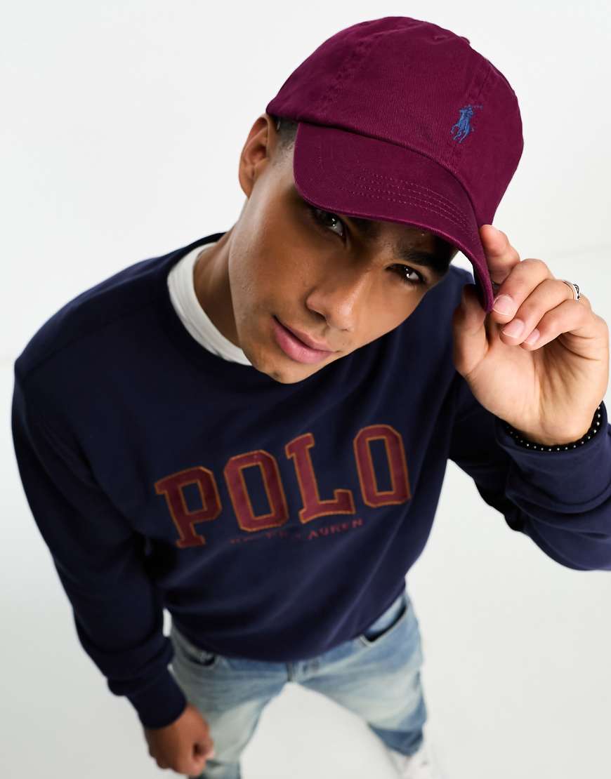 Polo Ralph Lauren - Kappe in Dunkelrot mit Logo