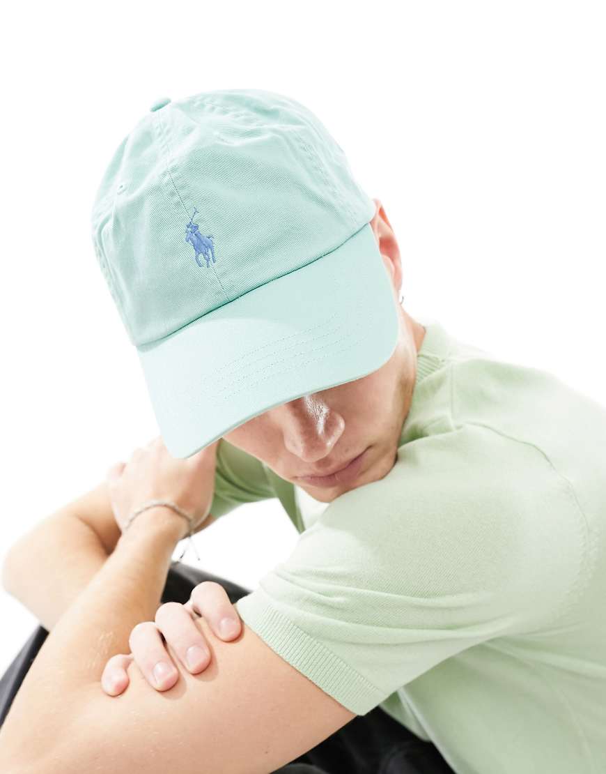 Polo Ralph Lauren - Twill-Baseballkappe in Hellgrün mit Markenlogo