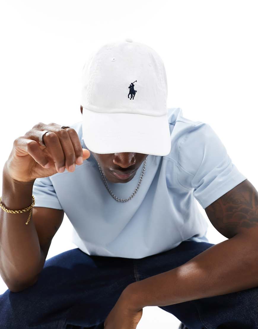 Polo Ralph Lauren - Weiße Baseballkappe mit Logo