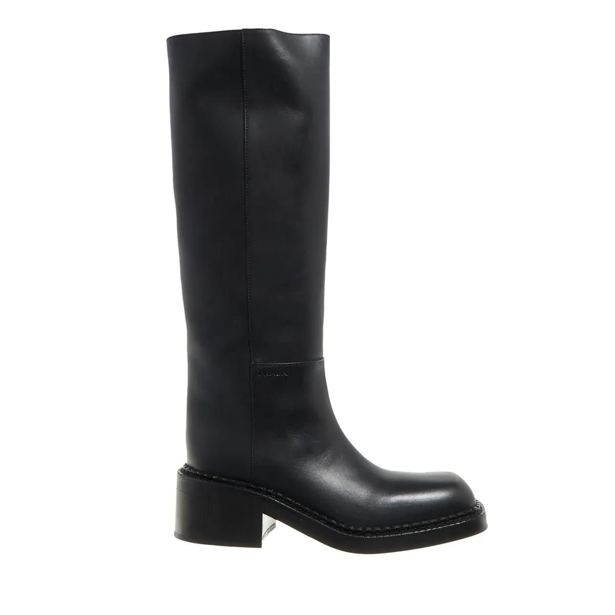 Prada Boots - Leather Boots in zwart
