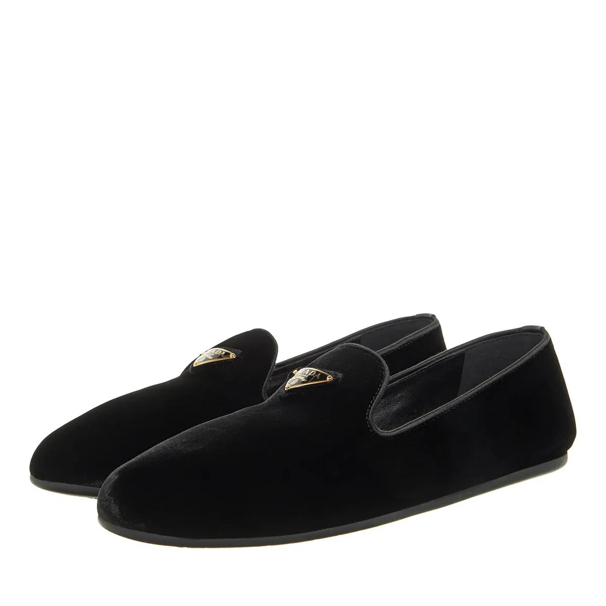 Prada Loafers - Pantofole Velluto in zwart