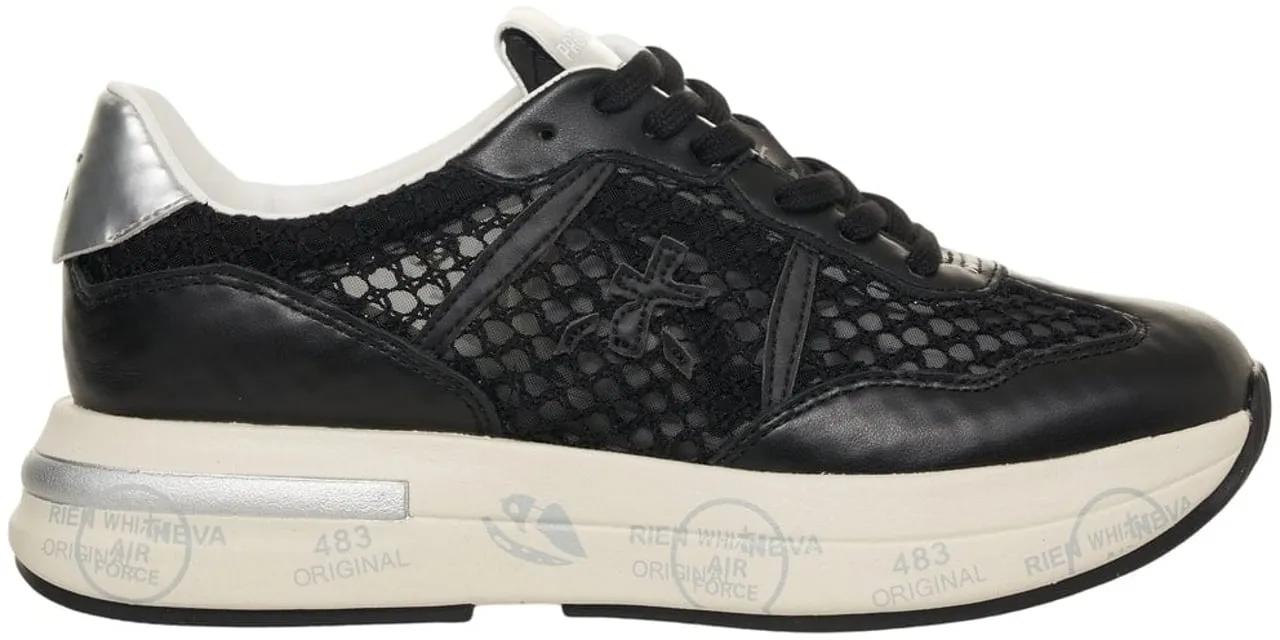 Premiata Low-Top Sneakers - Black 'Cassie' Sneakers in zwart