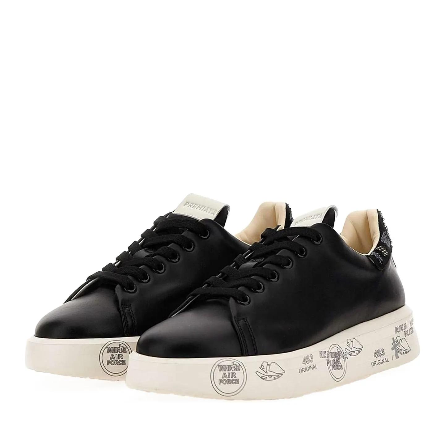 Premiata Low-Top Sneakers - Sneakers Black in zwart