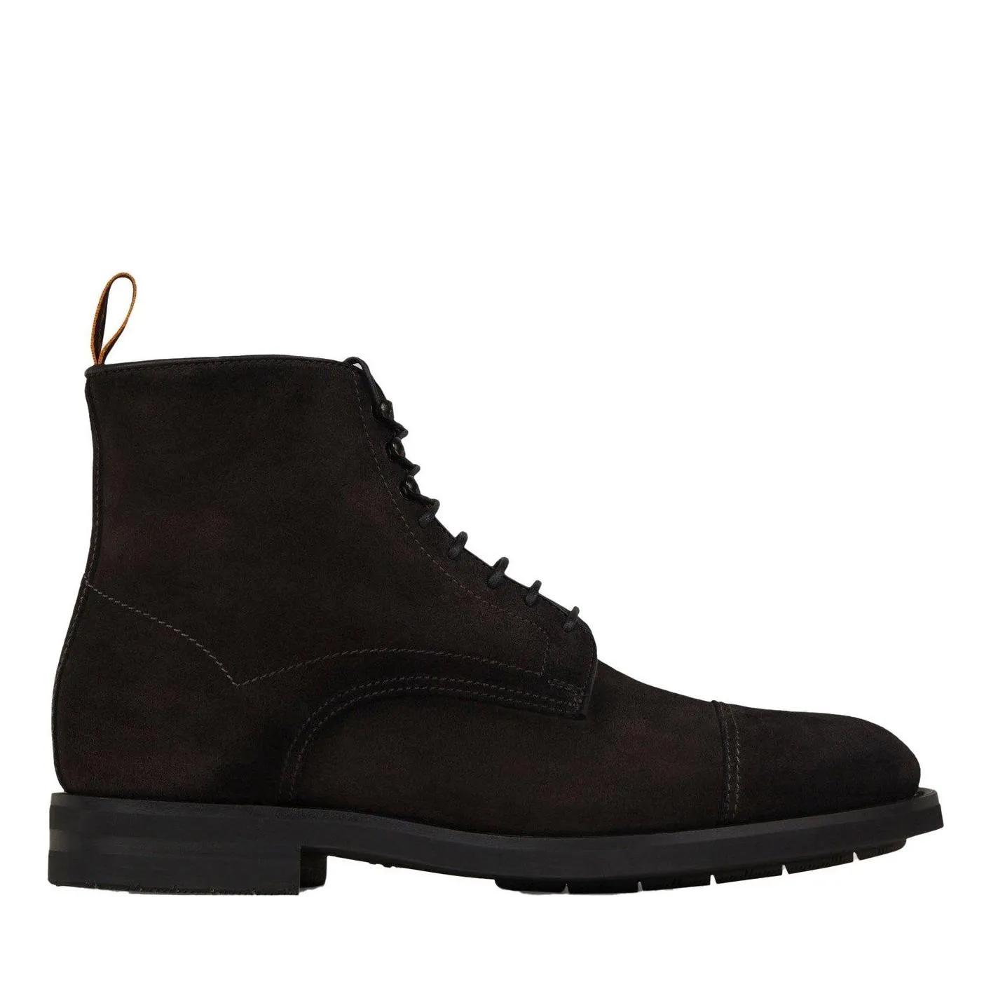 Santoni Boots - Suede Boots in grijs