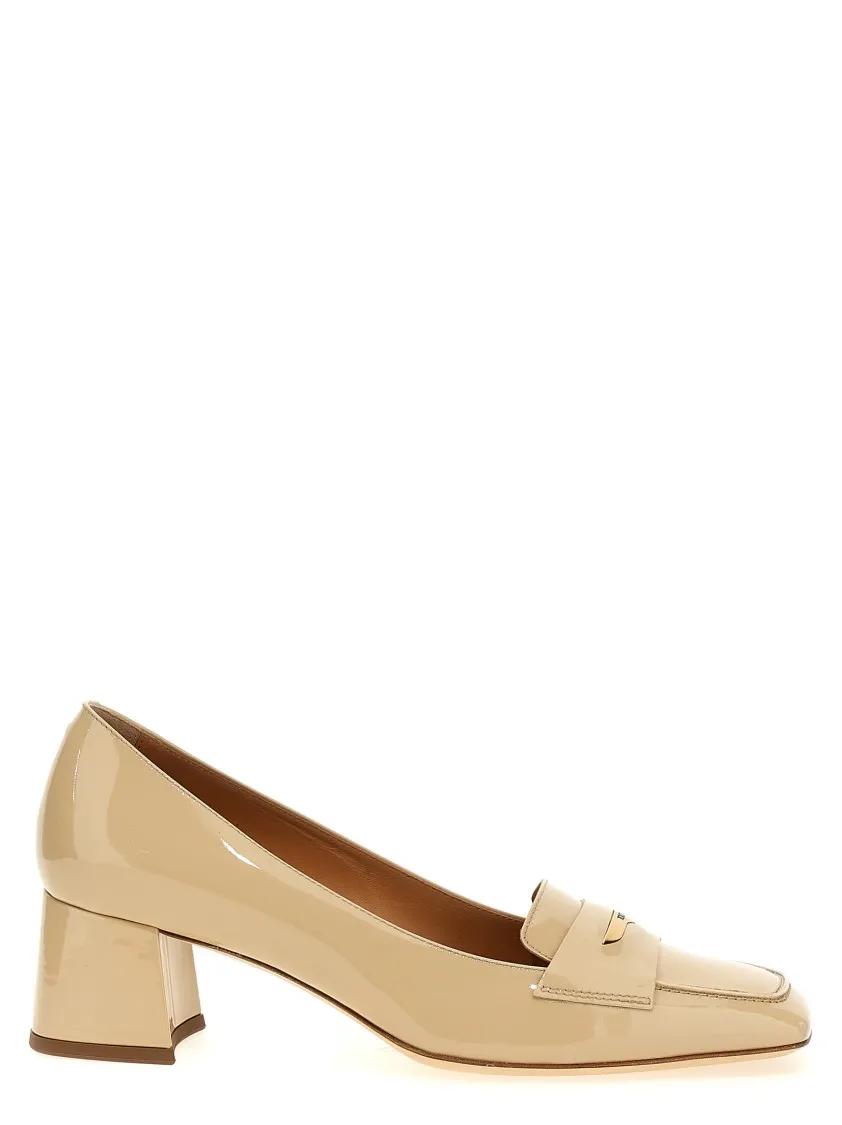 Tod's Hoge hakken - Patent Leather Pumps in beige