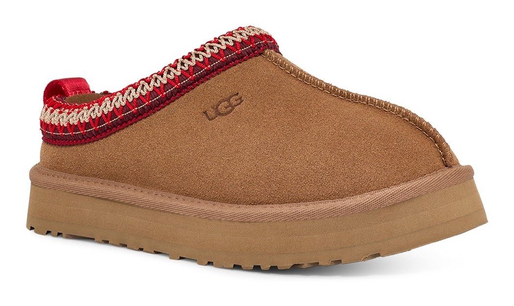 UGG Pantoffels K TAZZ plateau clog, mule, pantoffel met sierbies