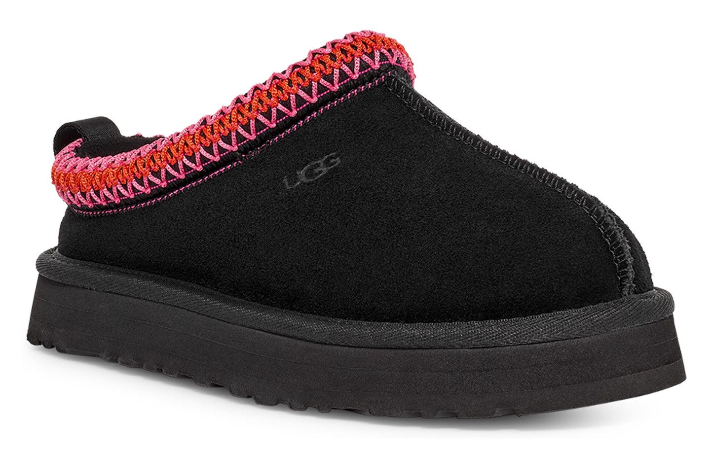 UGG Pantoffels K TAZZ plateau clog, mule, pantoffel met sierbies