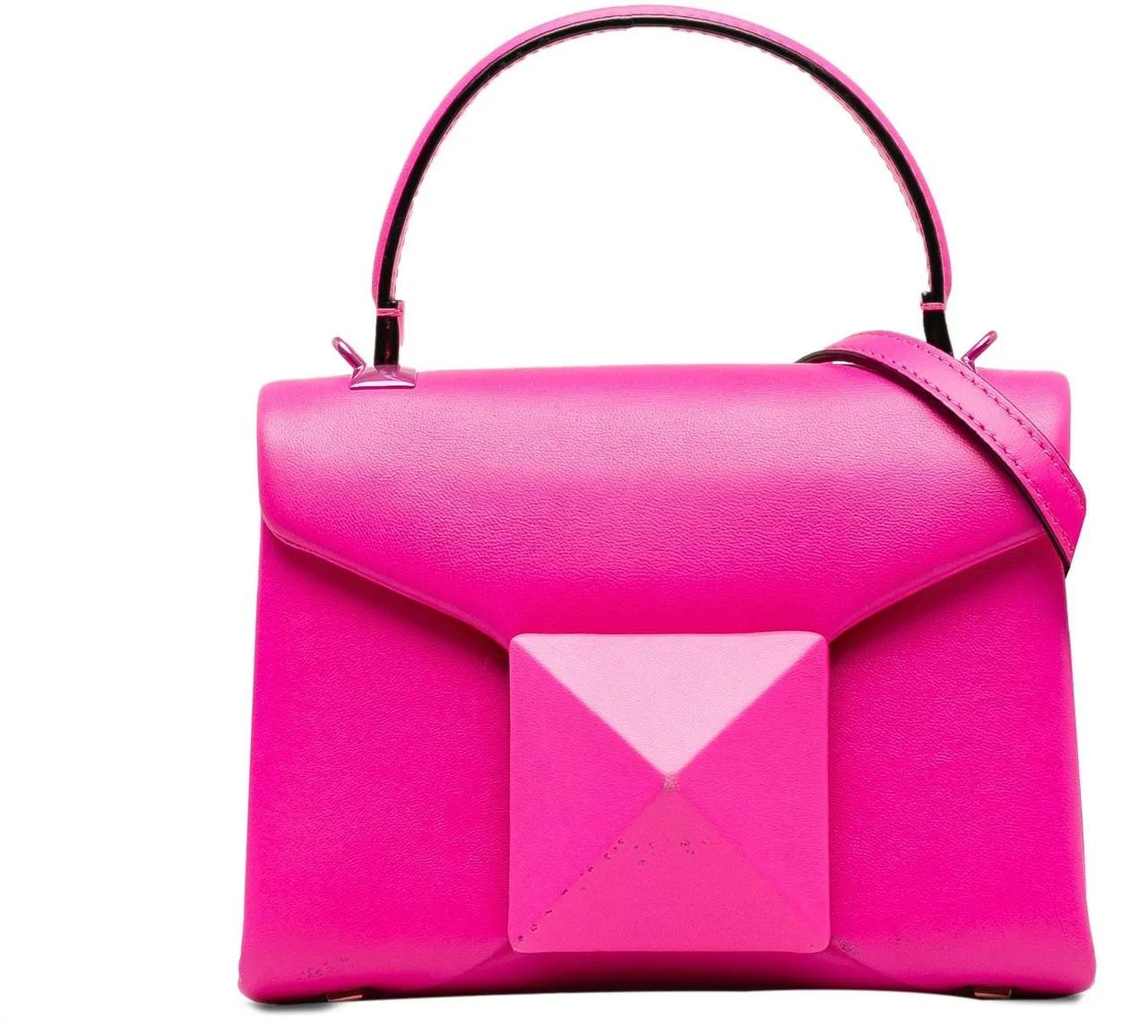Valentino Garavani Crossbody bags - 2022-2023 Mini One Stud Satchel in poeder roze