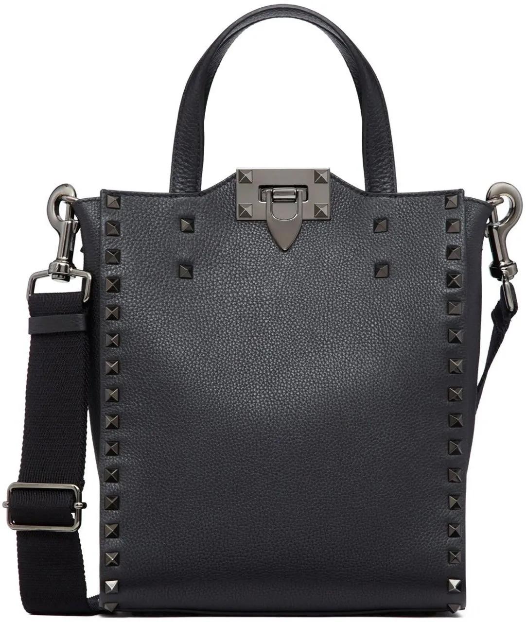 Valentino Garavani Shoppers & Totes - Rockstud Shopper Small Tote Bag in zwart