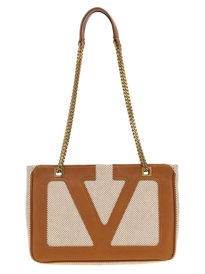 Valentino Garavani Shoppers & Totes - 'Viva Superstar' Small Shopping Bag in bruin
