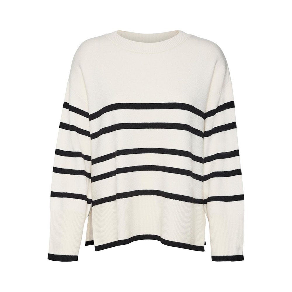 Vero Moda Saba Ls O-neck Stripe Pullover