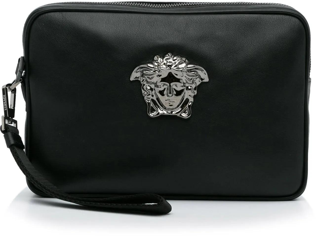 Versace Clutches - 2010-2024 Medusa Clutch in zwart