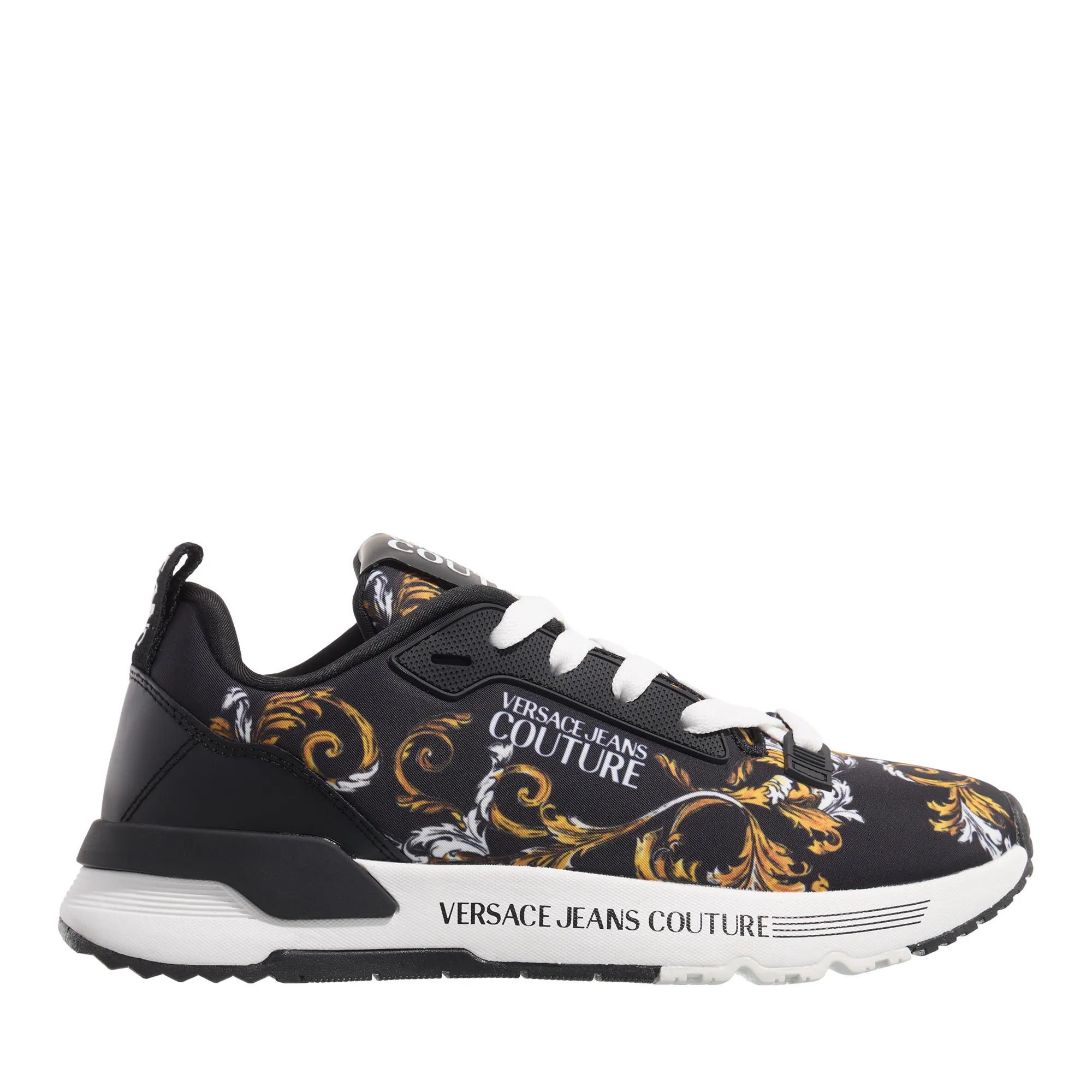 Versace Jeans Couture Low-Top Sneakers - Fondo Dynamic Dis. Saa in zwart