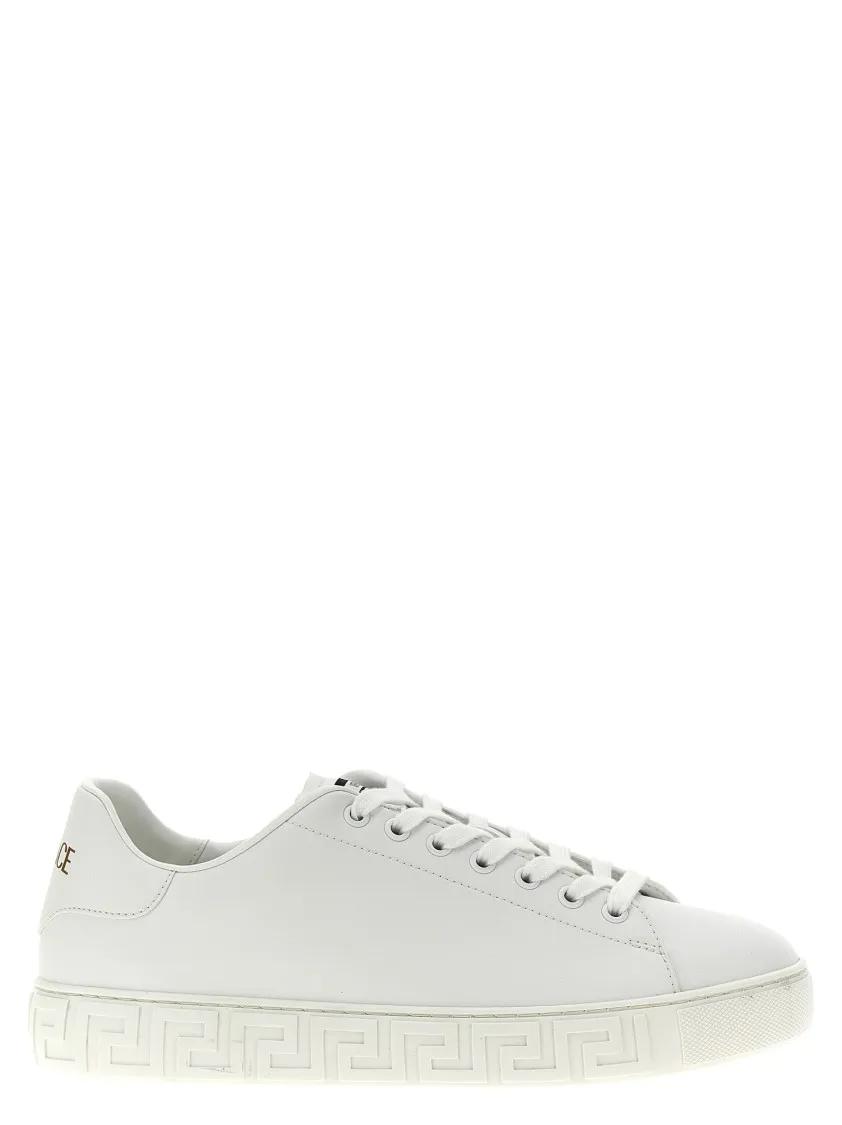Versace Low-Top Sneakers - 'Greca' Sneakers in wit