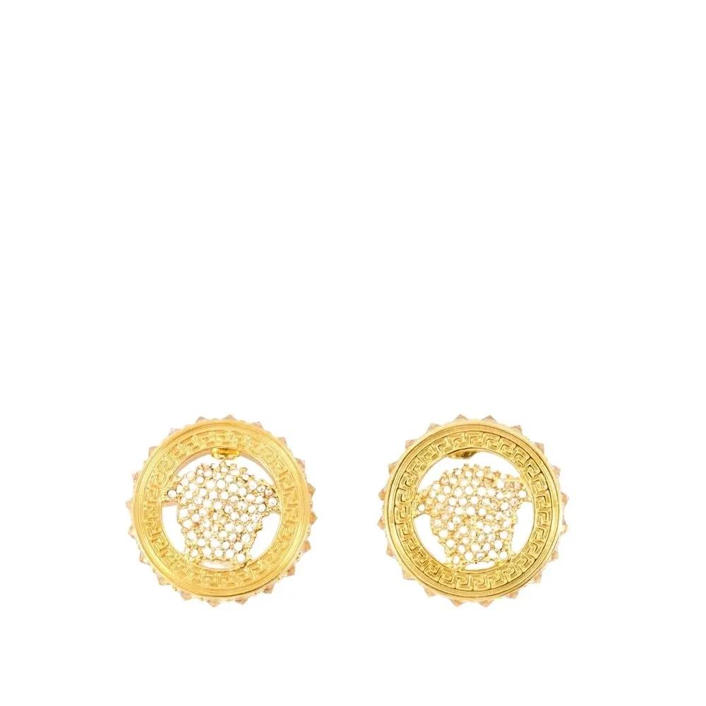 Versace Oorbellen - Earrings - Metal - Gold in gold