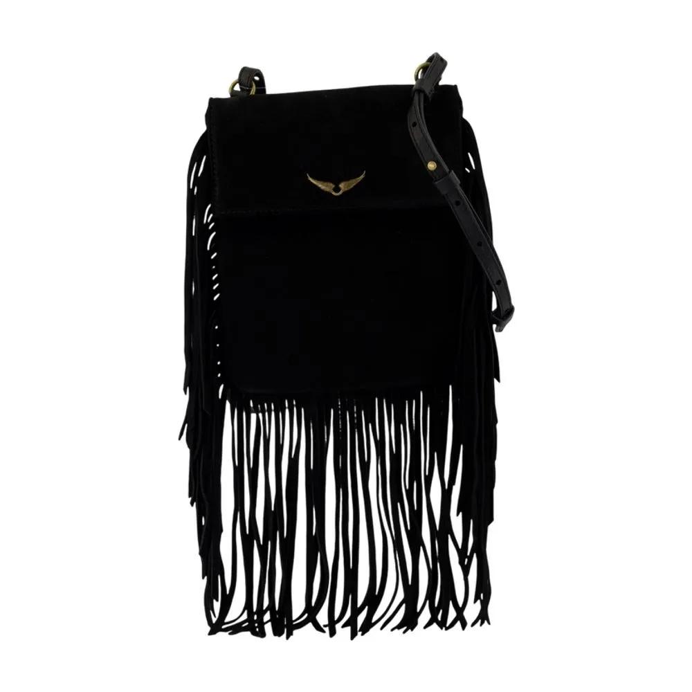 Zadig & Voltaire Hobo bags - Rockson Nano Crossbody - Leather - Black in zwart