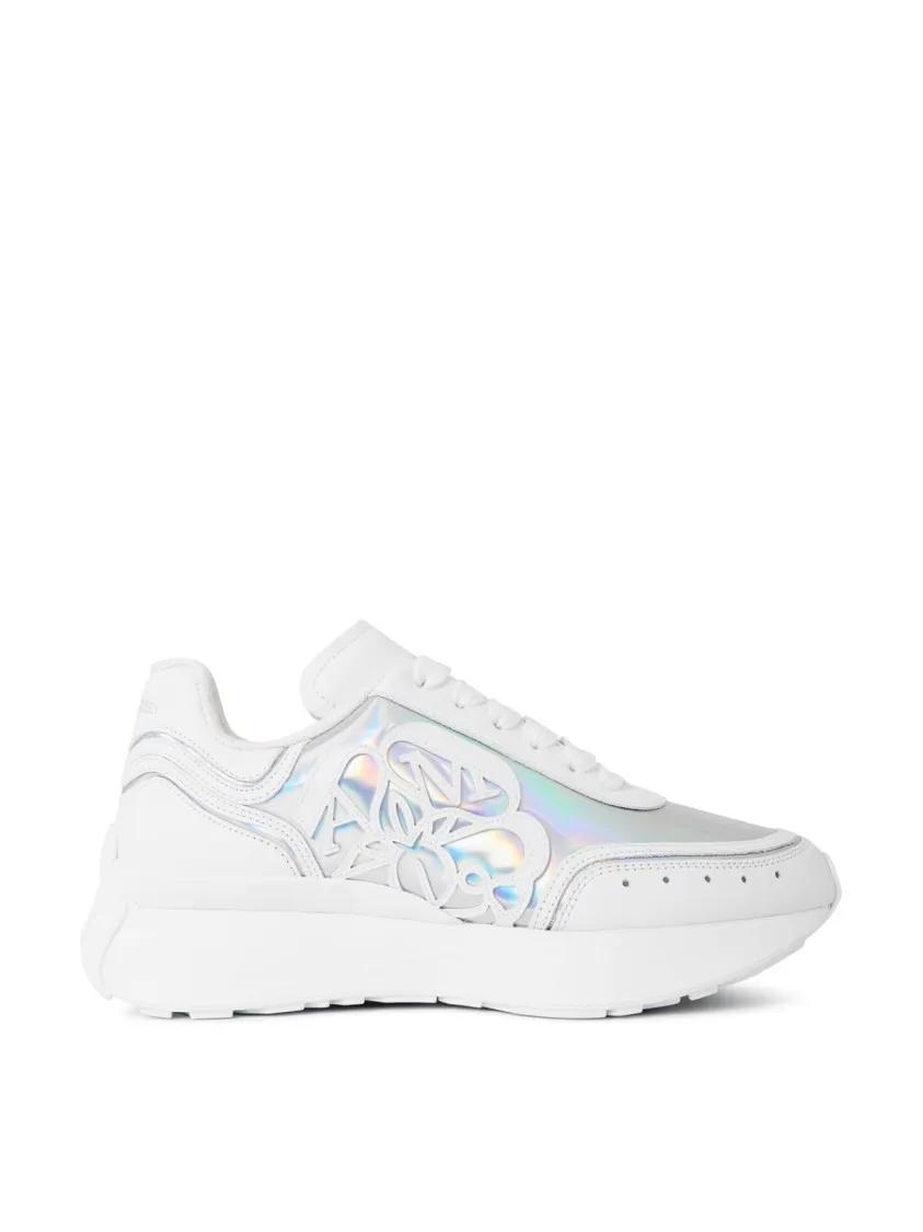 Alexander McQueen Low-Top Sneakers - Sprint Runner Oversized Sneakers in wit