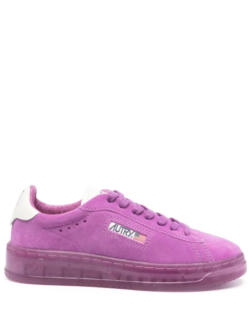 Autry Low-Top Sneakers - Electric Purple Dallas Sneakers in paars