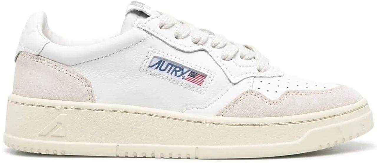 Autry Low-Top Sneakers - Low-Top White Sneakers Crafted From Smooth in wit