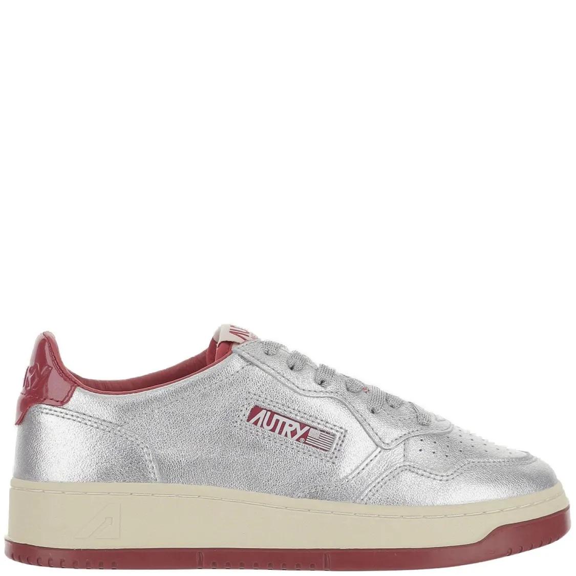 Autry Low-Top Sneakers - Medalist Low Sneakers in zilver