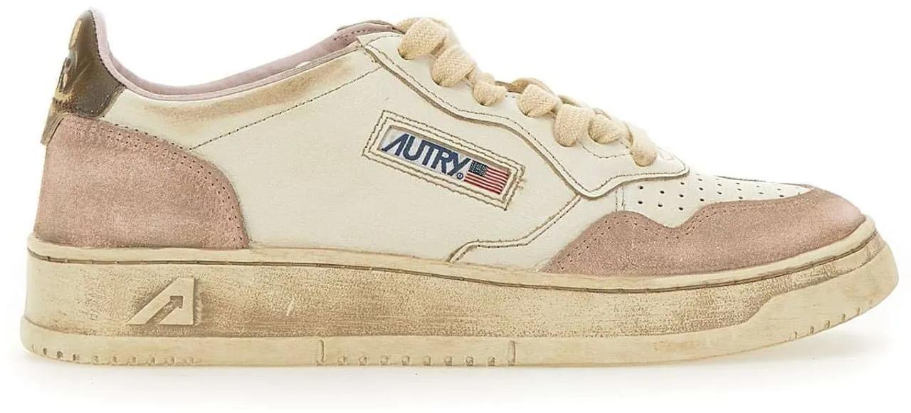 Autry Low-Top Sneakers - Sup Vint Low Sneakers in beige