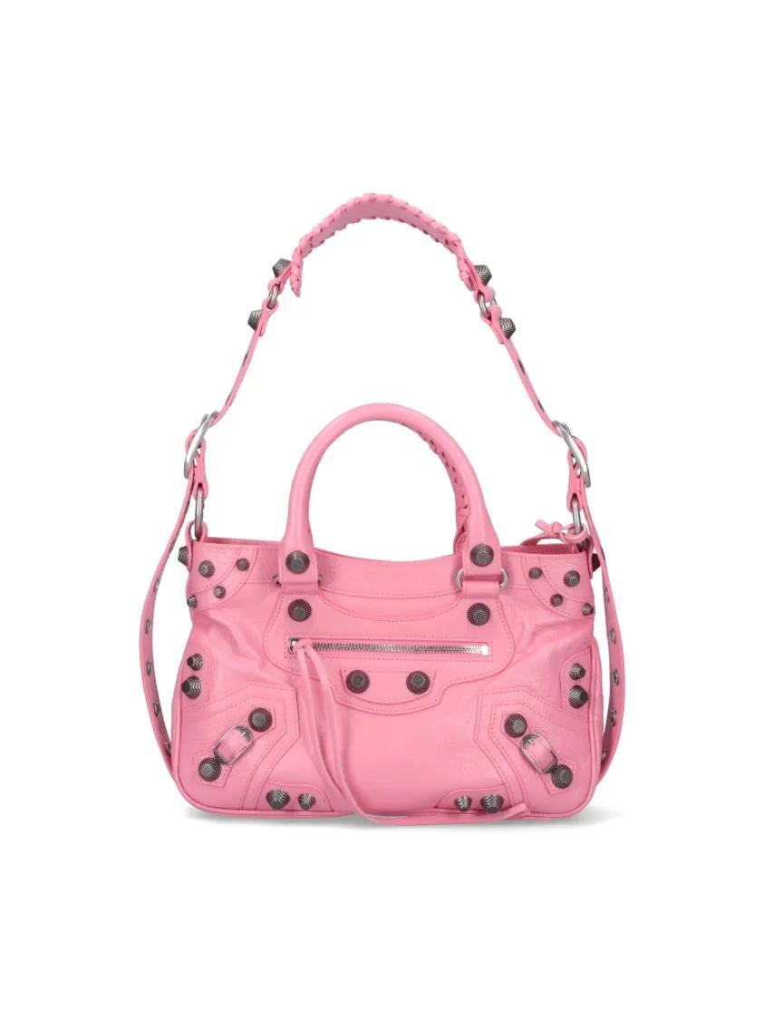 Balenciaga Hobo bags - Medium 'Neo Cagole' Shoulder Bag - Pink in roze