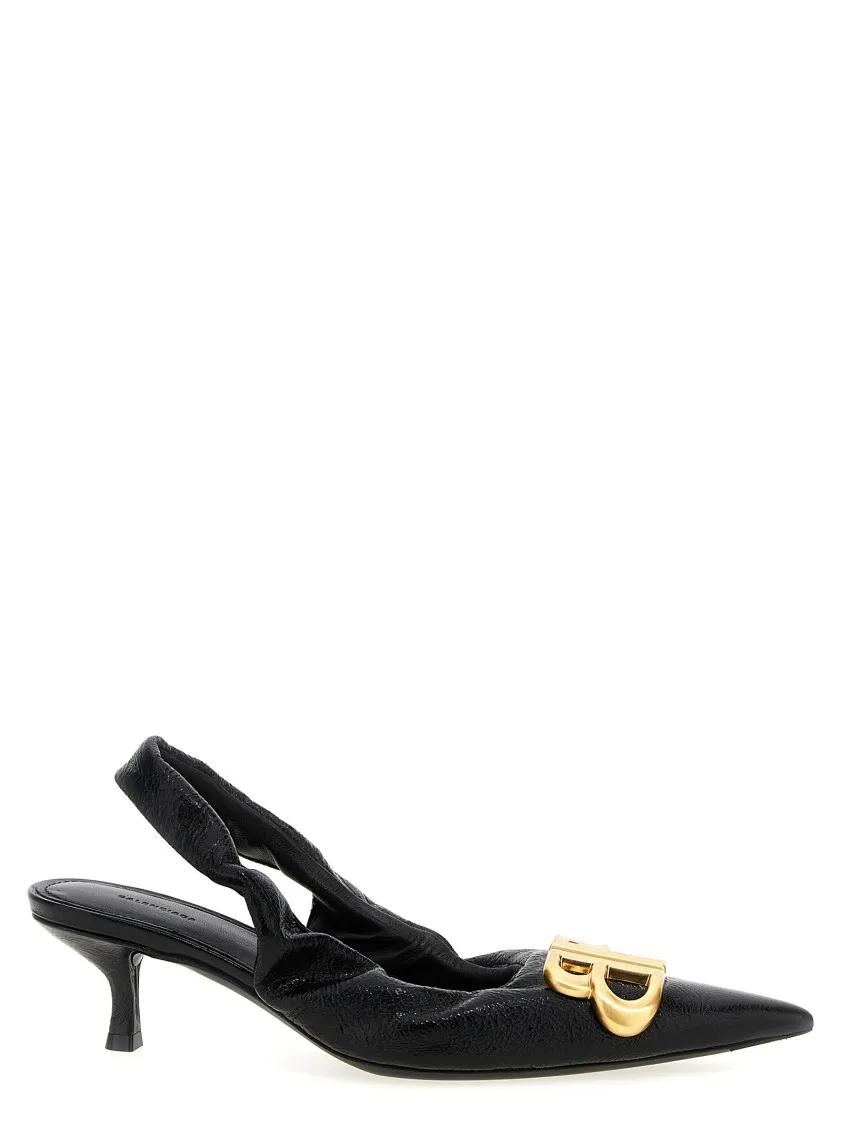 Balenciaga Hoge hakken - 'Monaco' Slingback in zwart