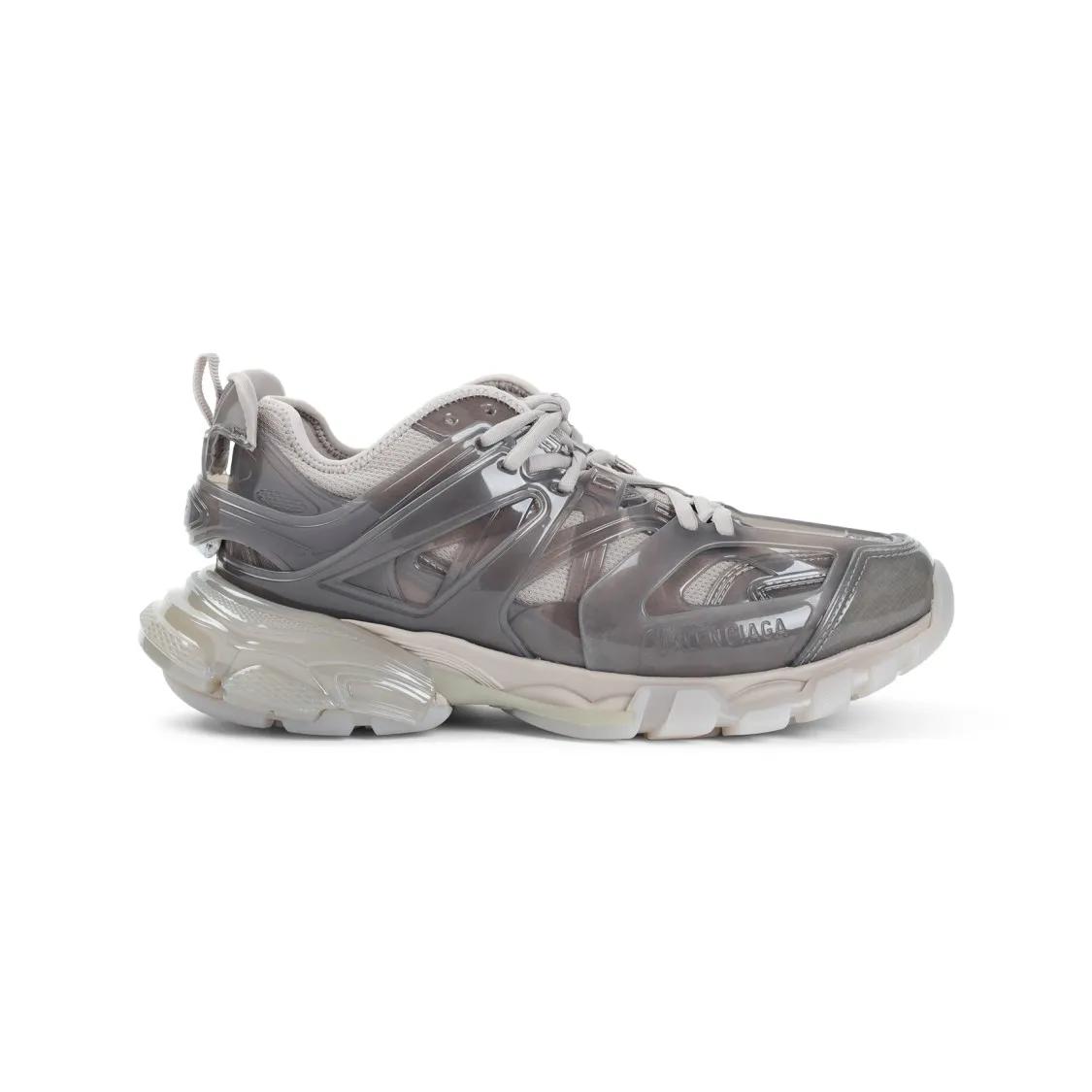 Balenciaga Low-Top Sneakers - Grey Sneakers With Chunky Sole in grijs