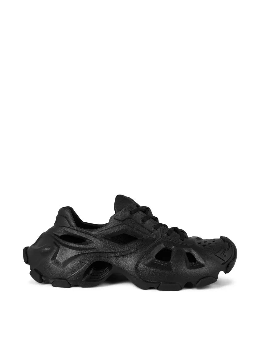 Balenciaga Low-Top Sneakers - Hd Lace-Up Cut-Out Sneakers in zwart