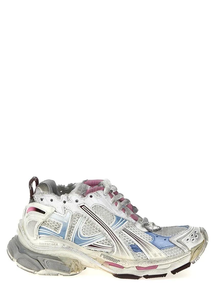 Balenciaga Low-Top Sneakers - 'Runner Gradient' Sneakers in wit