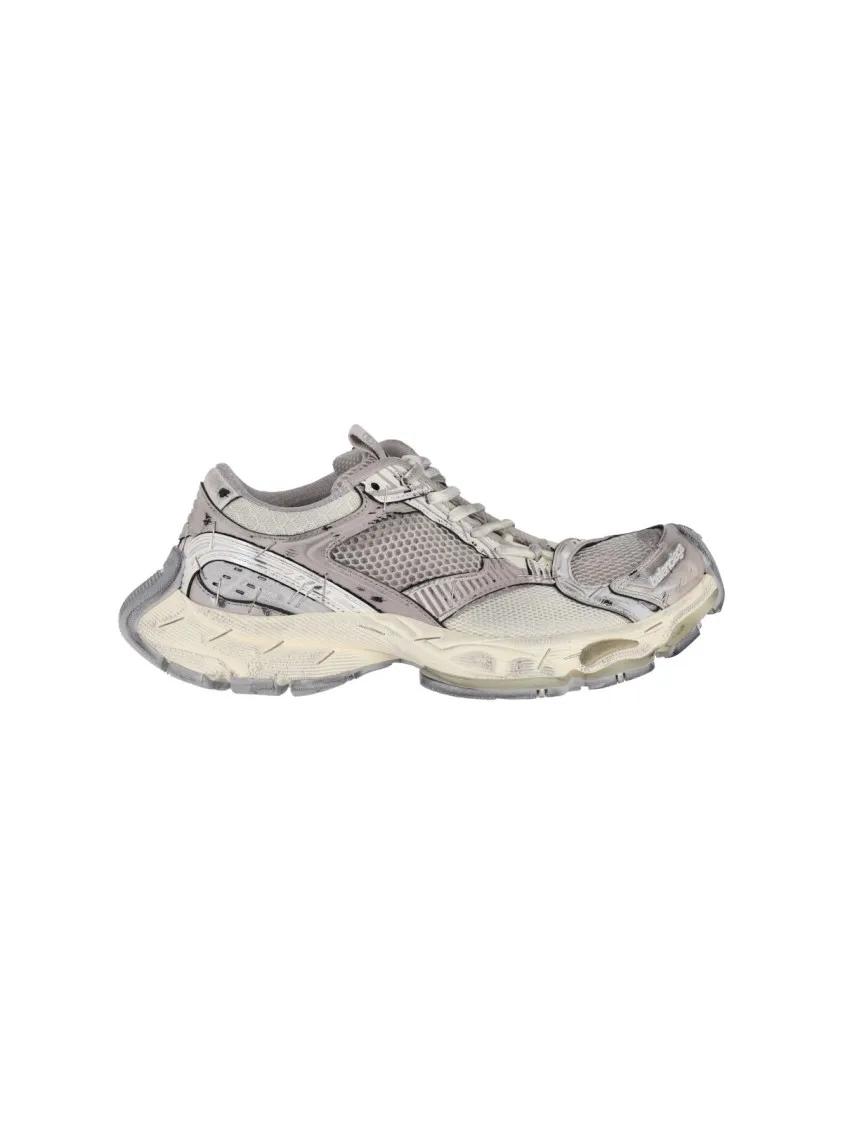 Balenciaga Low-Top Sneakers - "Stapler" Sneakers - Beige in grijs